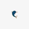 Kismet By Milka 14Ct Rose Gold Dolphin Stud (Single)^The Alkemistry New