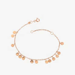 Kismet By Milka 14Ct Rose Gold Dangle Circles Bracelet^The Alkemistry Store