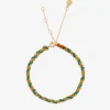 Kumachi - 18Ct Gold, Green Mix Woven Chain Bracelet^The Alkemistry Outlet