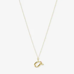Love Letter - 18Ct Gold, Initial Pendant Chain Necklace^The Alkemistry Shop