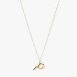 Love Letter - 18Ct Gold, Initial Pendant Chain Necklace^The Alkemistry Shop