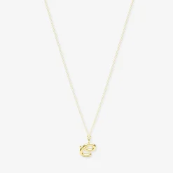 Love Letter - 18Ct Gold, Initial Pendant Chain Necklace^The Alkemistry Shop
