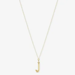 Love Letter - 18Ct Gold, Initial Pendant Chain Necklace^The Alkemistry Shop