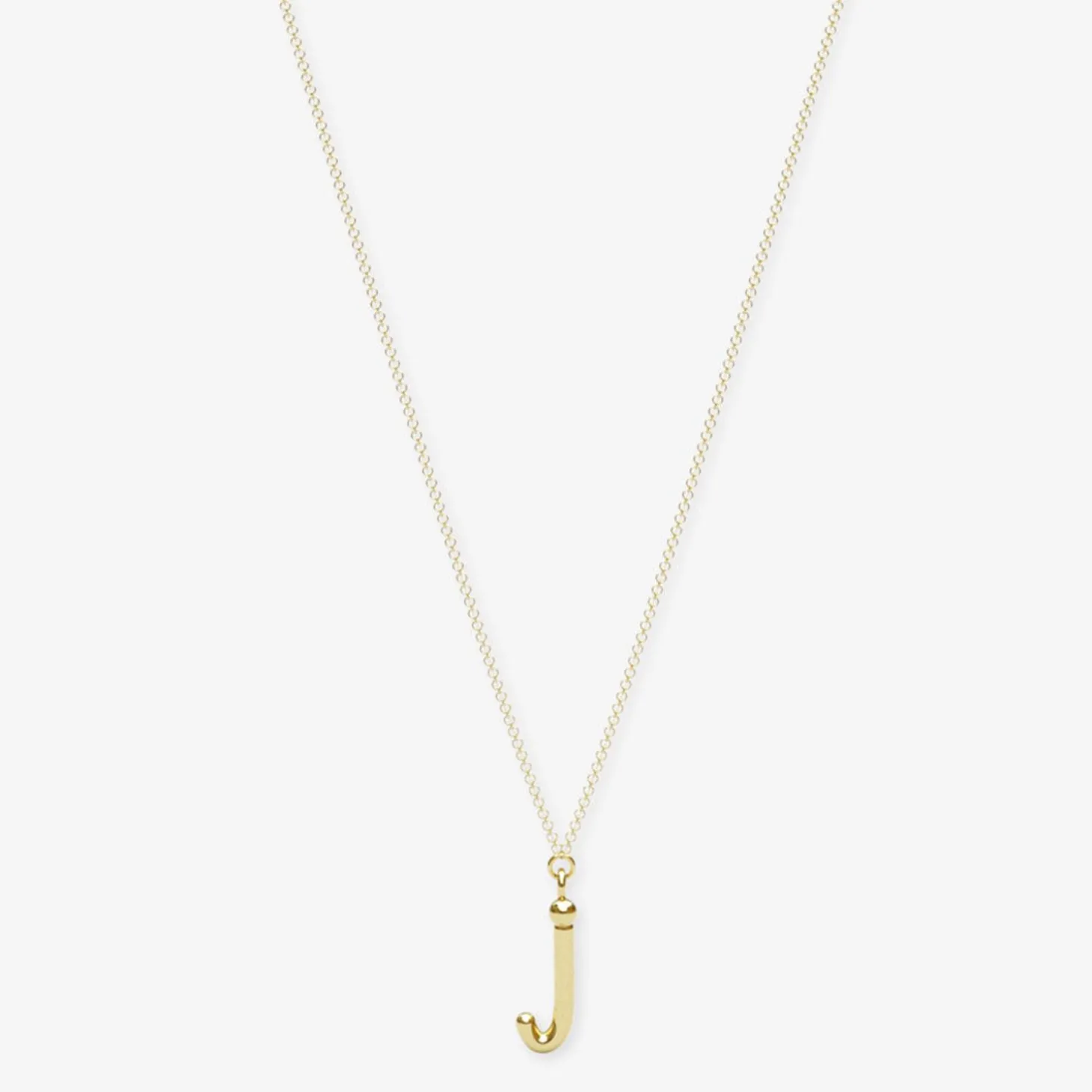 Love Letter - 18Ct Gold, Initial Pendant Chain Necklace^The Alkemistry Shop