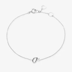 Love Letter - 18Ct Gold, Initial Chain Bracelet^The Alkemistry Outlet