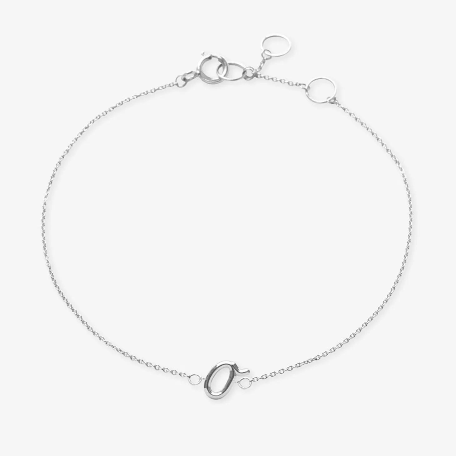 Love Letter - 18Ct Gold, Initial Chain Bracelet^The Alkemistry Outlet
