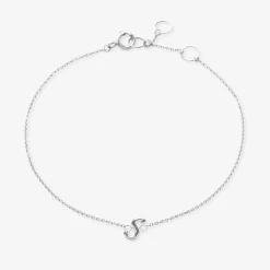 Love Letter - 18Ct Gold, Initial Chain Bracelet^The Alkemistry Outlet