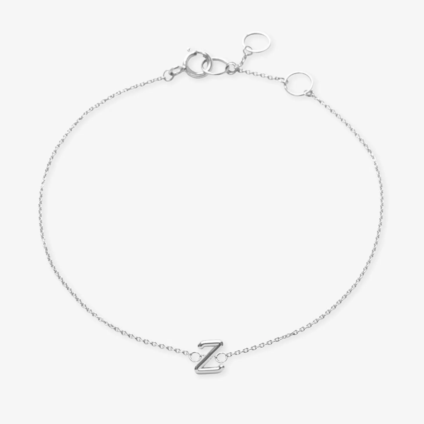 Love Letter - 18Ct Gold, Initial Chain Bracelet^The Alkemistry Outlet