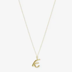 Love Letter - 18Ct Gold, Initial Pendant Chain Necklace^The Alkemistry Sale