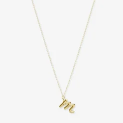 Love Letter - 18Ct Gold, Initial Pendant Chain Necklace^The Alkemistry Sale