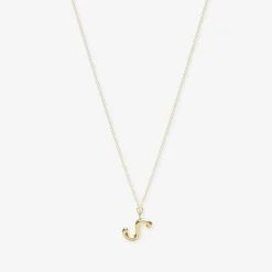 Love Letter - 18Ct Gold, Initial Pendant Chain Necklace^The Alkemistry Sale