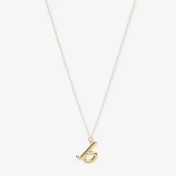 Love Letter - 18Ct Gold, Initial Pendant Chain Necklace^The Alkemistry Sale