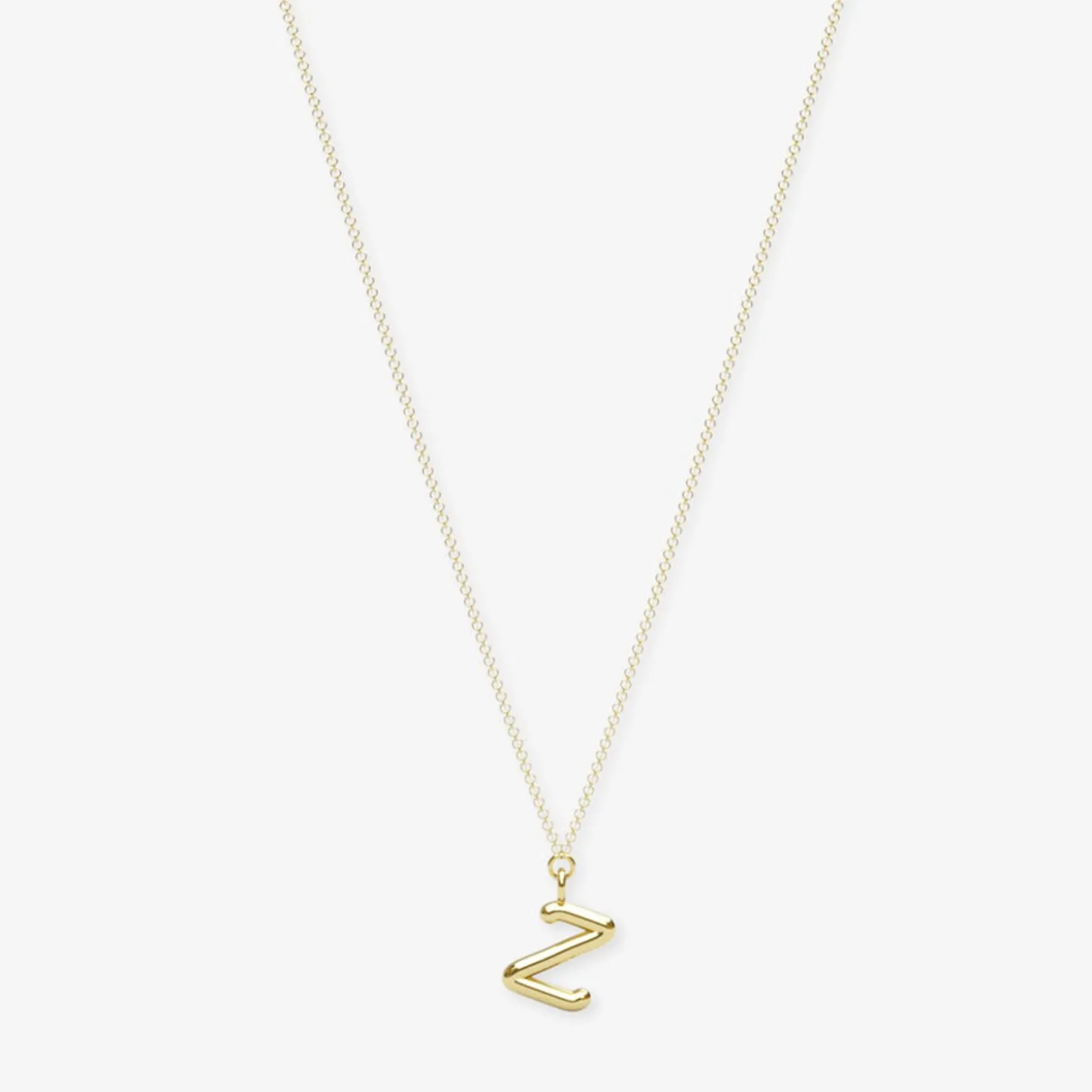 Love Letter - 18Ct Gold, Initial Pendant Chain Necklace^The Alkemistry Sale