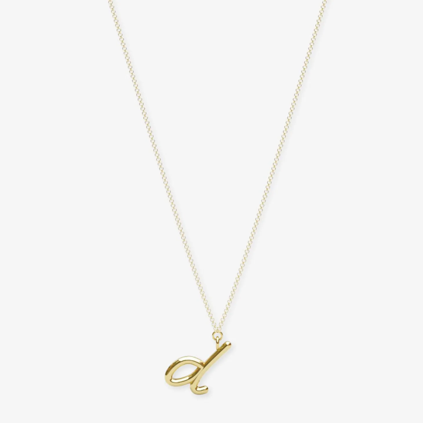 Love Letter - 18Ct Gold, Initial Pendant Chain Necklace^The Alkemistry Sale