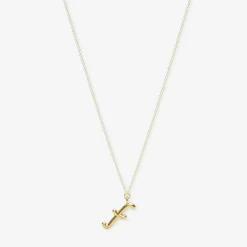 Love Letter - 18Ct Gold, Initial Pendant Chain Necklace^The Alkemistry Sale