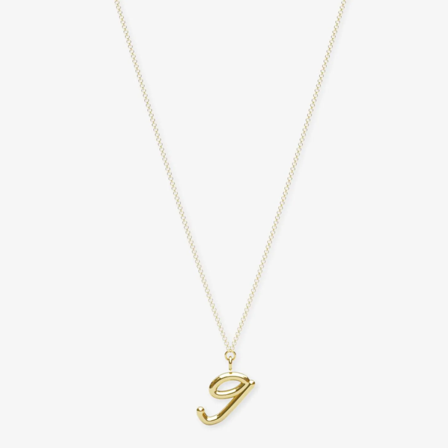 Love Letter - 18Ct Gold, Initial Pendant Chain Necklace^The Alkemistry Sale