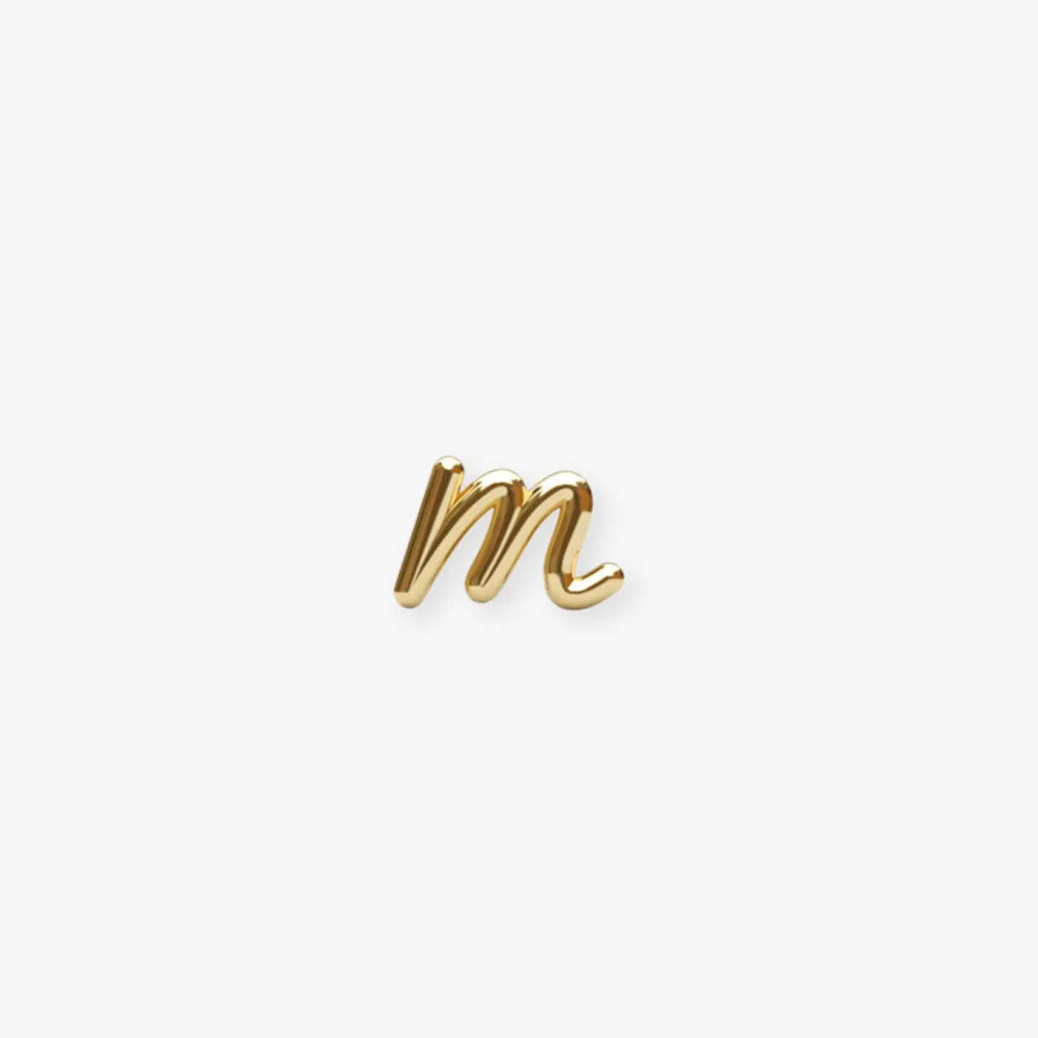 Love Letter - 18Ct Gold, Initial Stud (Single)^The Alkemistry Fashion