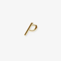 Love Letter - 18Ct Gold, Initial Stud (Single)^The Alkemistry Fashion