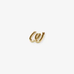 Love Letter - 18Ct Gold, Initial Stud (Single)^The Alkemistry Fashion