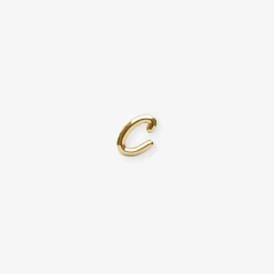 Love Letter - 18Ct Gold, Initial Stud (Single)^The Alkemistry Fashion