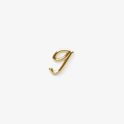 Love Letter - 18Ct Gold, Initial Stud (Single)^The Alkemistry Fashion