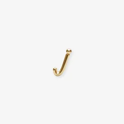 Love Letter - 18Ct Gold, Initial Stud (Single)^The Alkemistry Hot