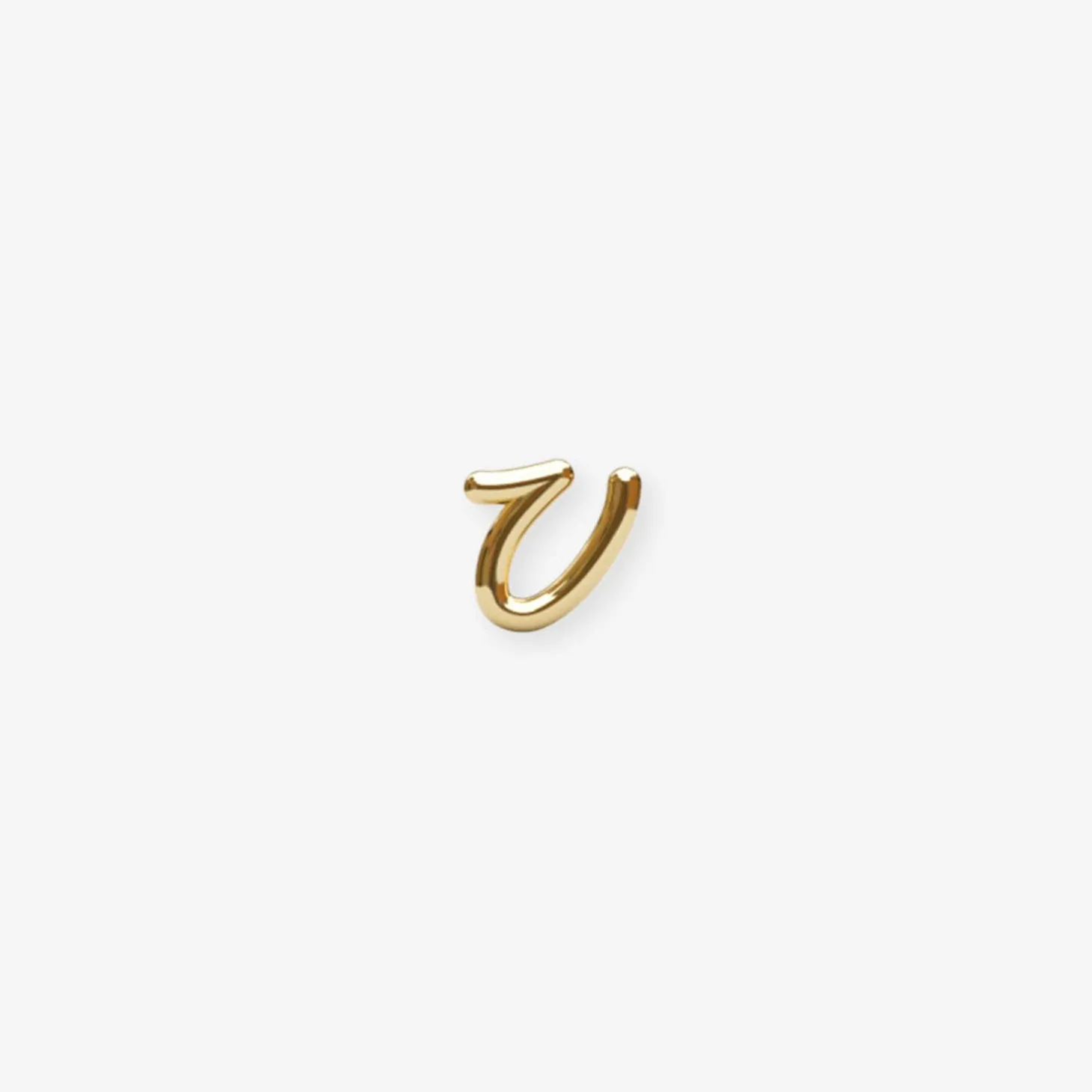 Love Letter - 18Ct Gold, Initial Stud (Single)^The Alkemistry Hot