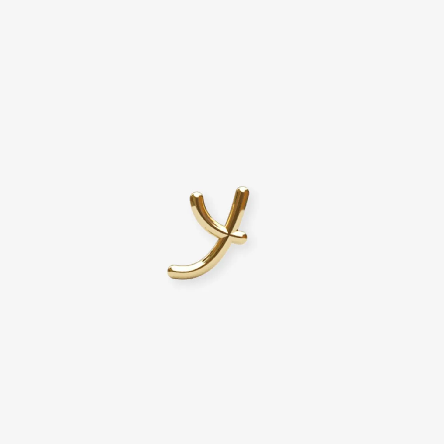 Love Letter - 18Ct Gold, Initial Stud (Single)^The Alkemistry Hot