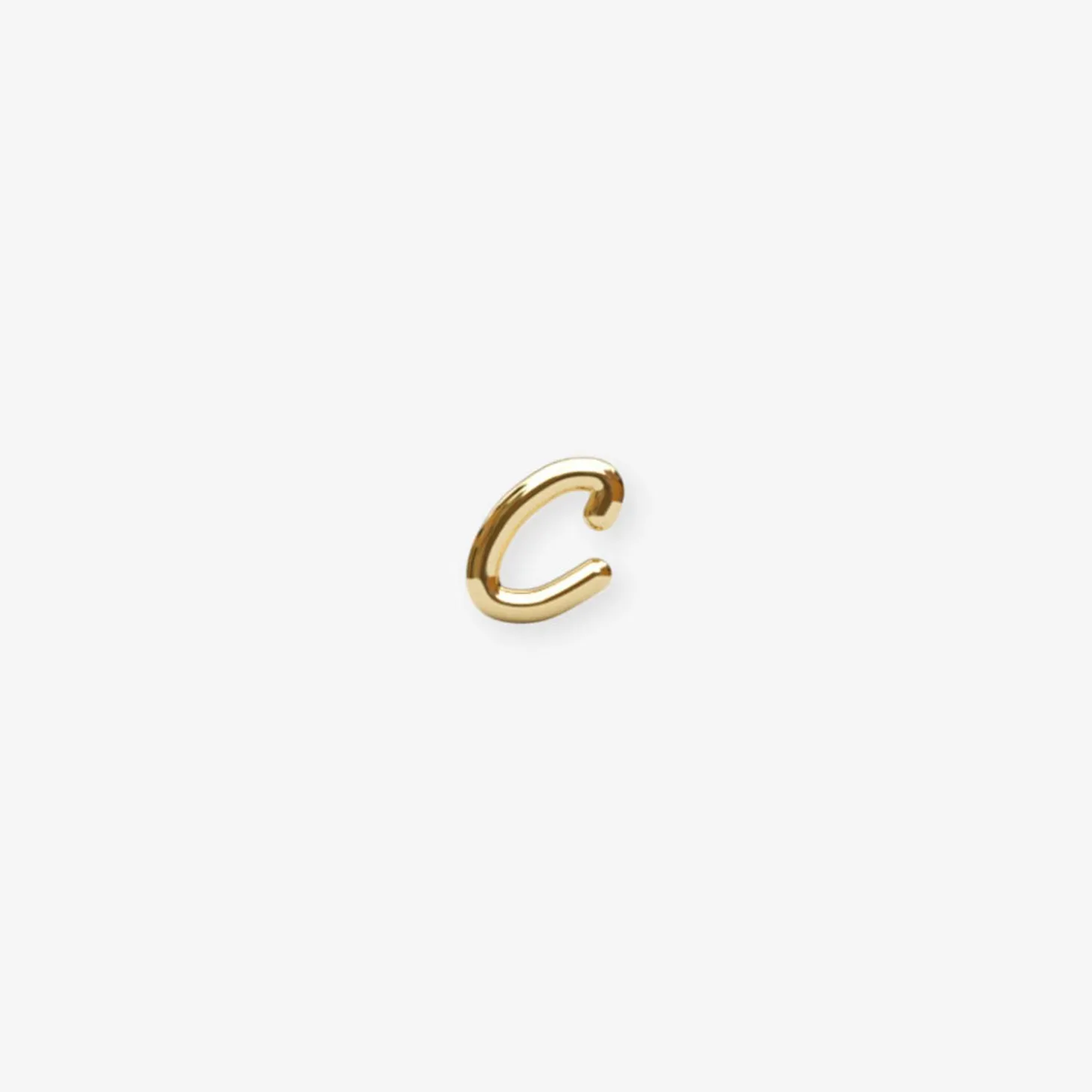 Love Letter - 18Ct Gold, Initial Stud (Single)^The Alkemistry Hot
