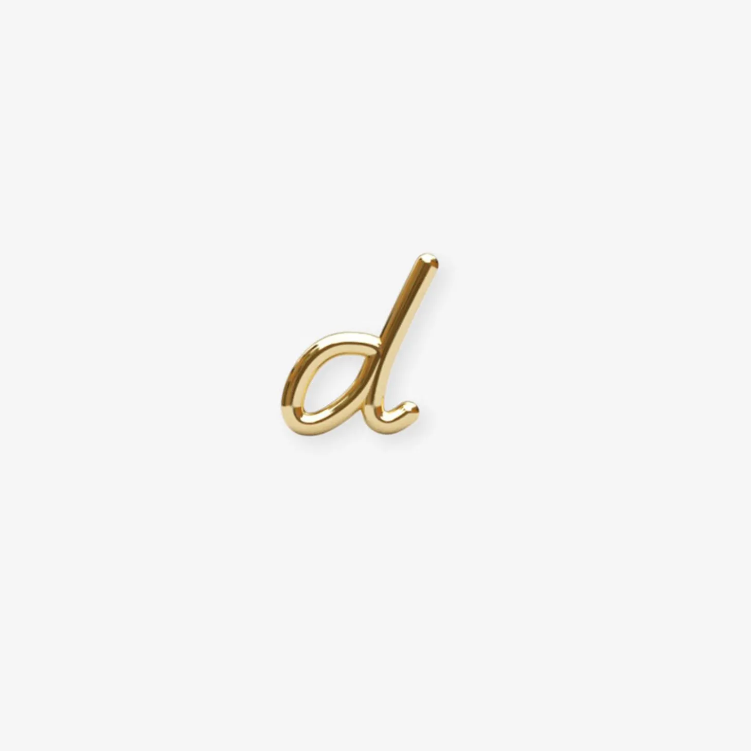 Love Letter - 18Ct Gold, Initial Stud (Single)^The Alkemistry Hot