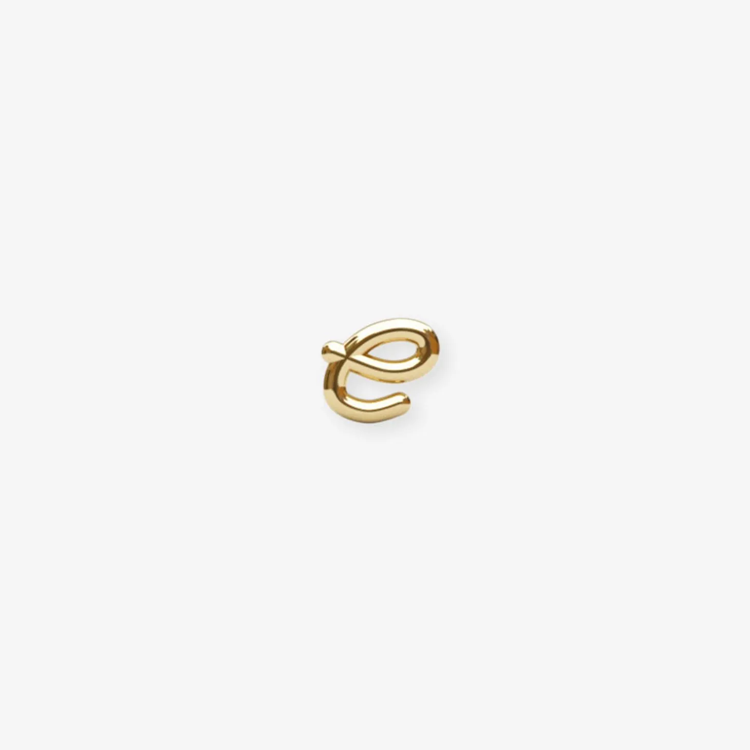 Love Letter - 18Ct Gold, Initial Stud (Single)^The Alkemistry Hot