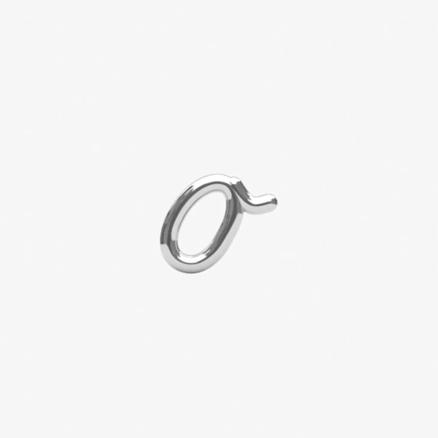 Love Letter - 18Ct Gold, Initial Stud (Single)^The Alkemistry Flash Sale