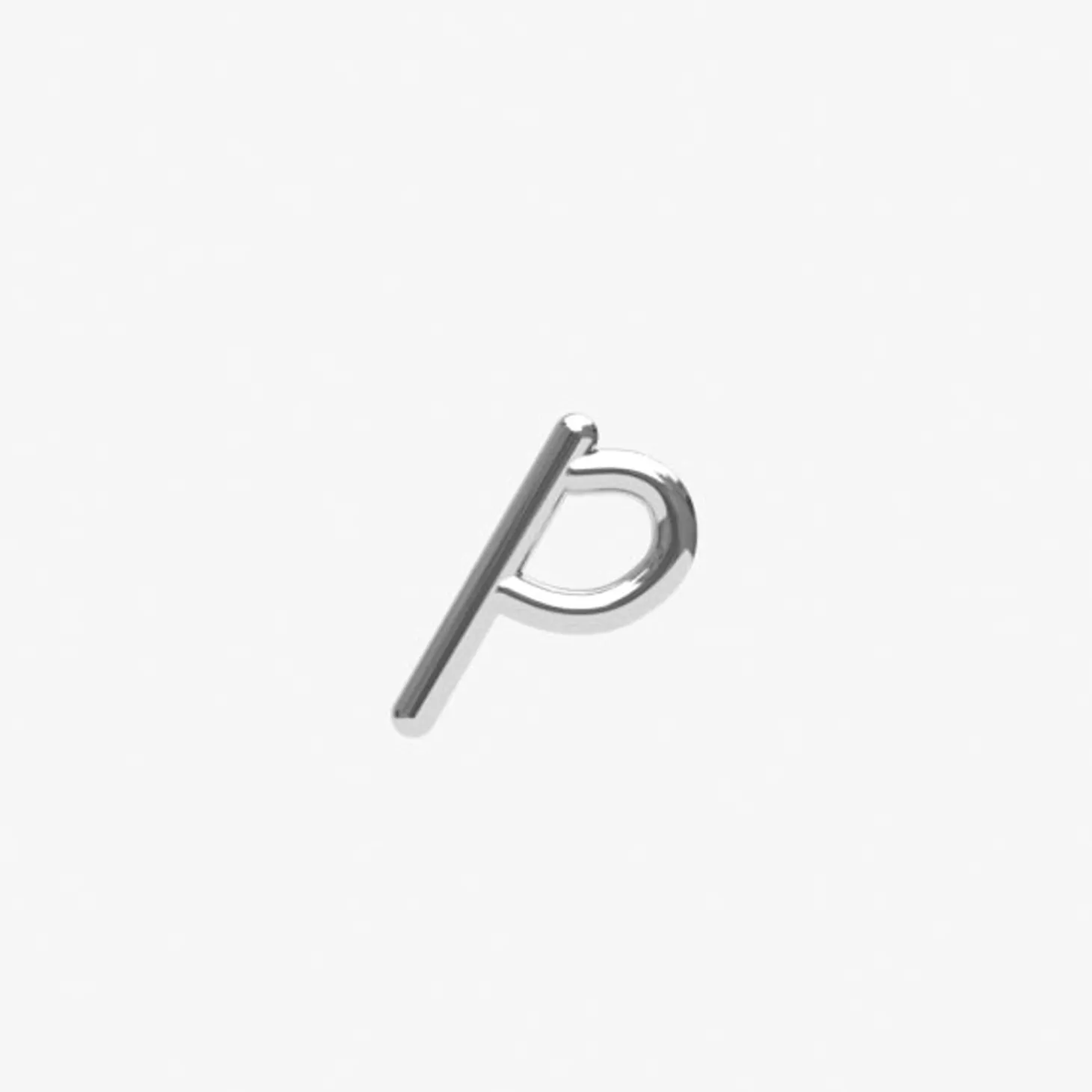Love Letter - 18Ct Gold, Initial Stud (Single)^The Alkemistry Flash Sale