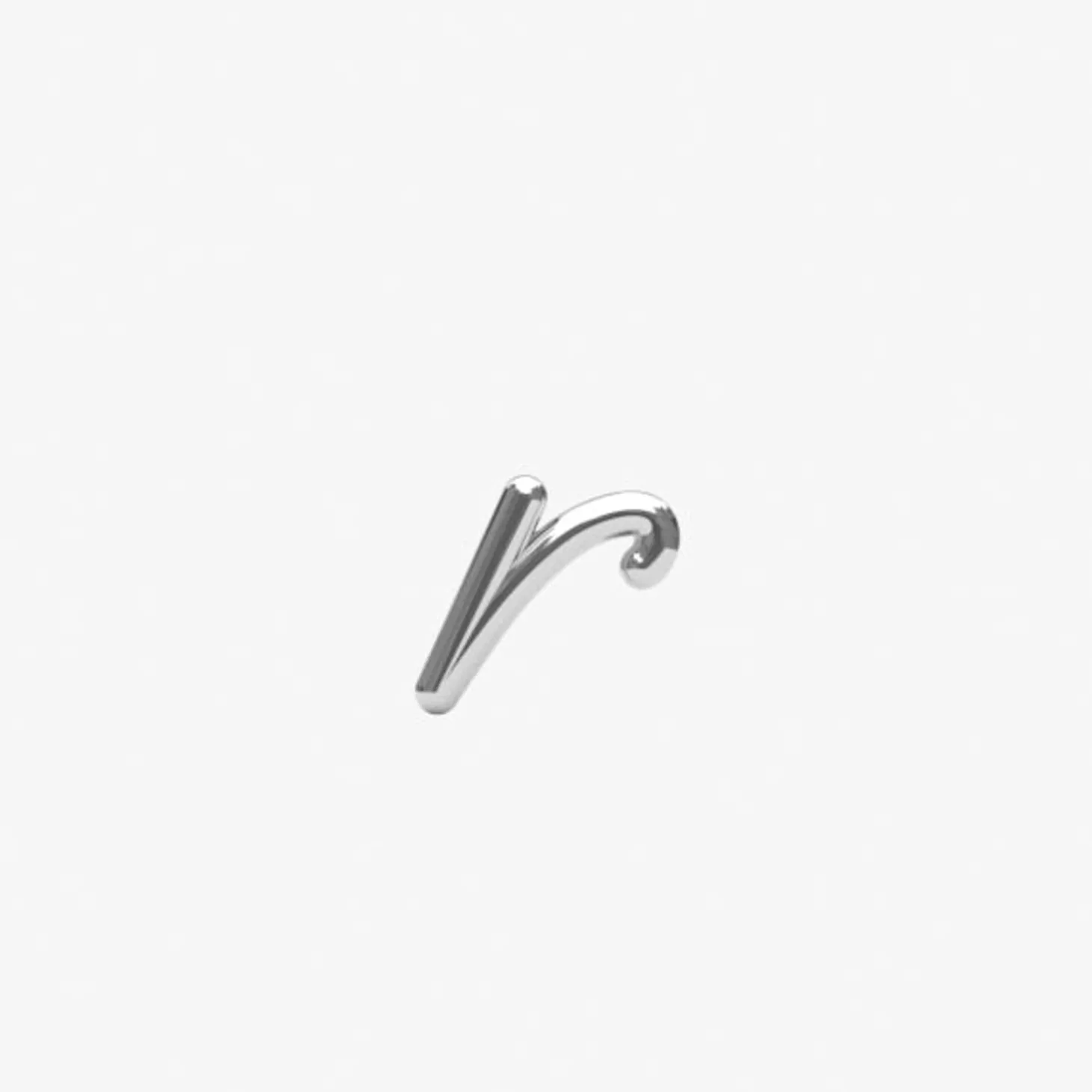 Love Letter - 18Ct Gold, Initial Stud (Single)^The Alkemistry Flash Sale