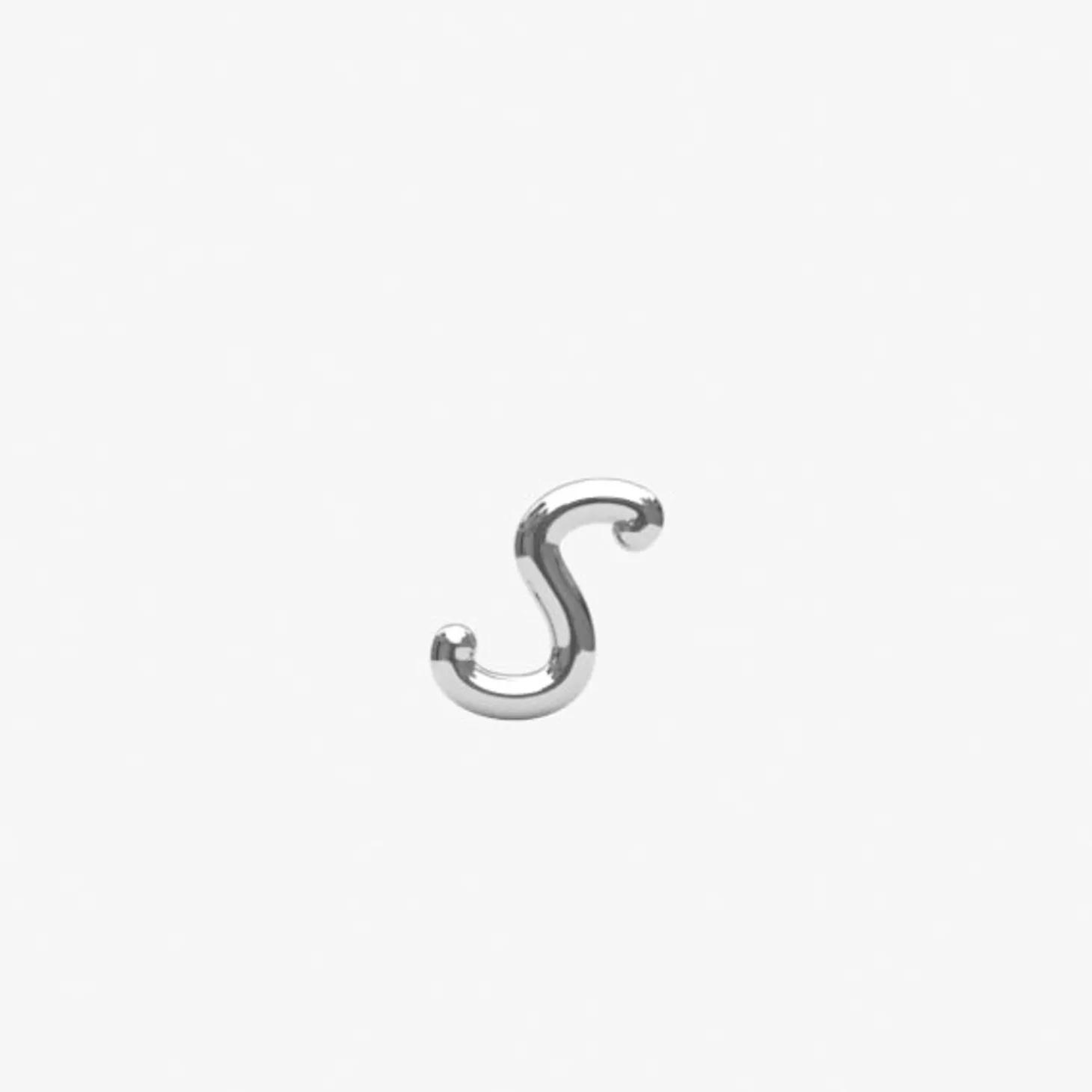 Love Letter - 18Ct Gold, Initial Stud (Single)^The Alkemistry Flash Sale