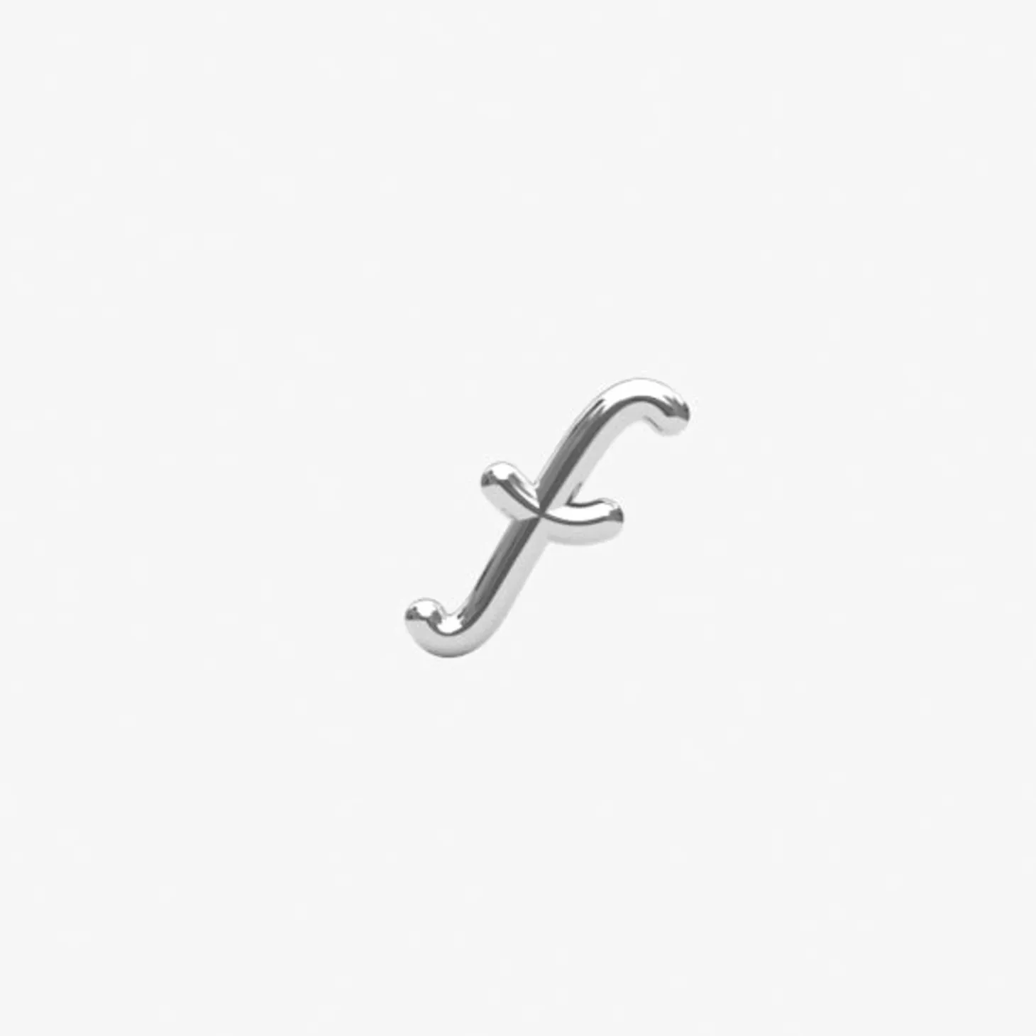 Love Letter - 18Ct Gold, Initial Stud (Single)^The Alkemistry Flash Sale