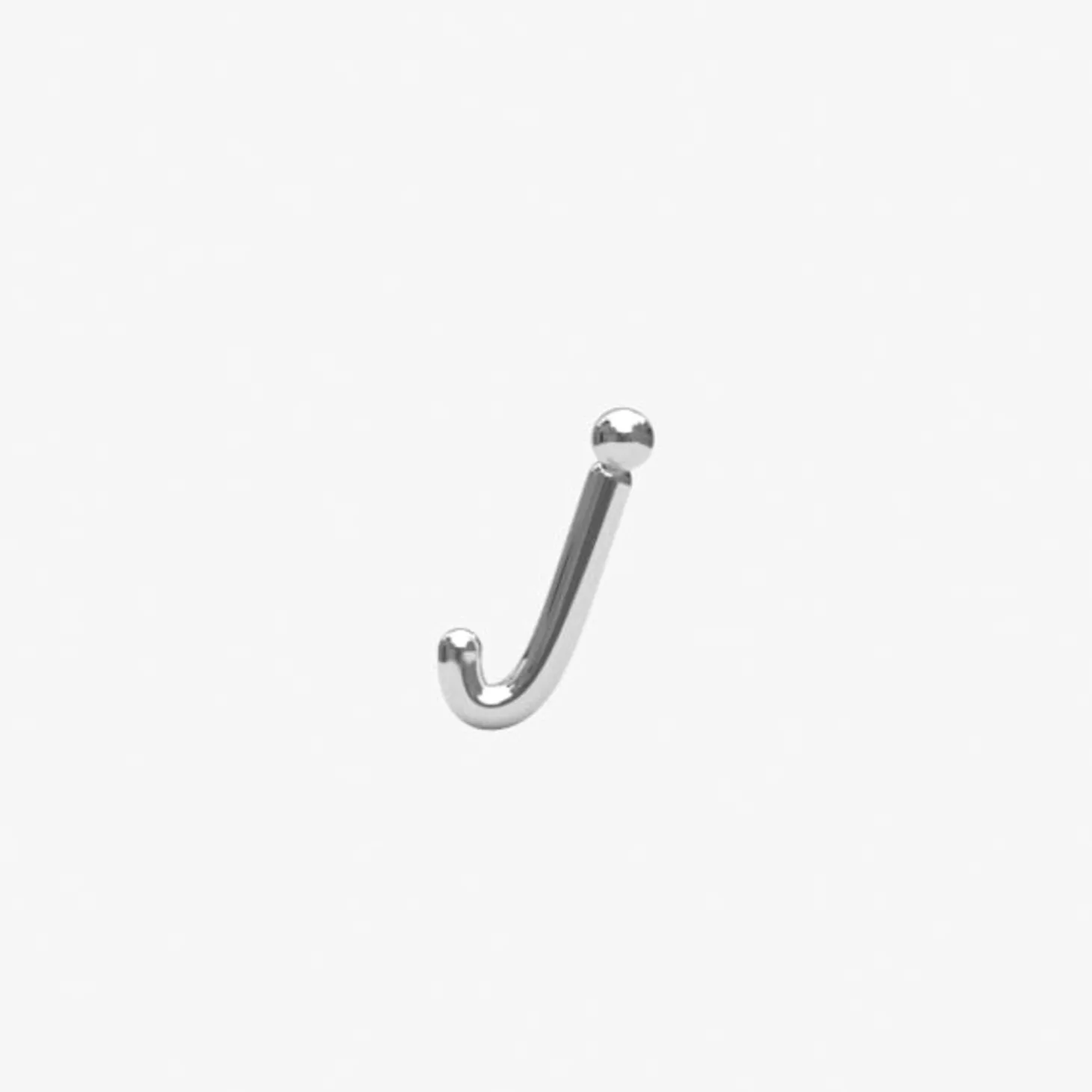 Love Letter - 18Ct Gold, Initial Stud (Single)^The Alkemistry Flash Sale