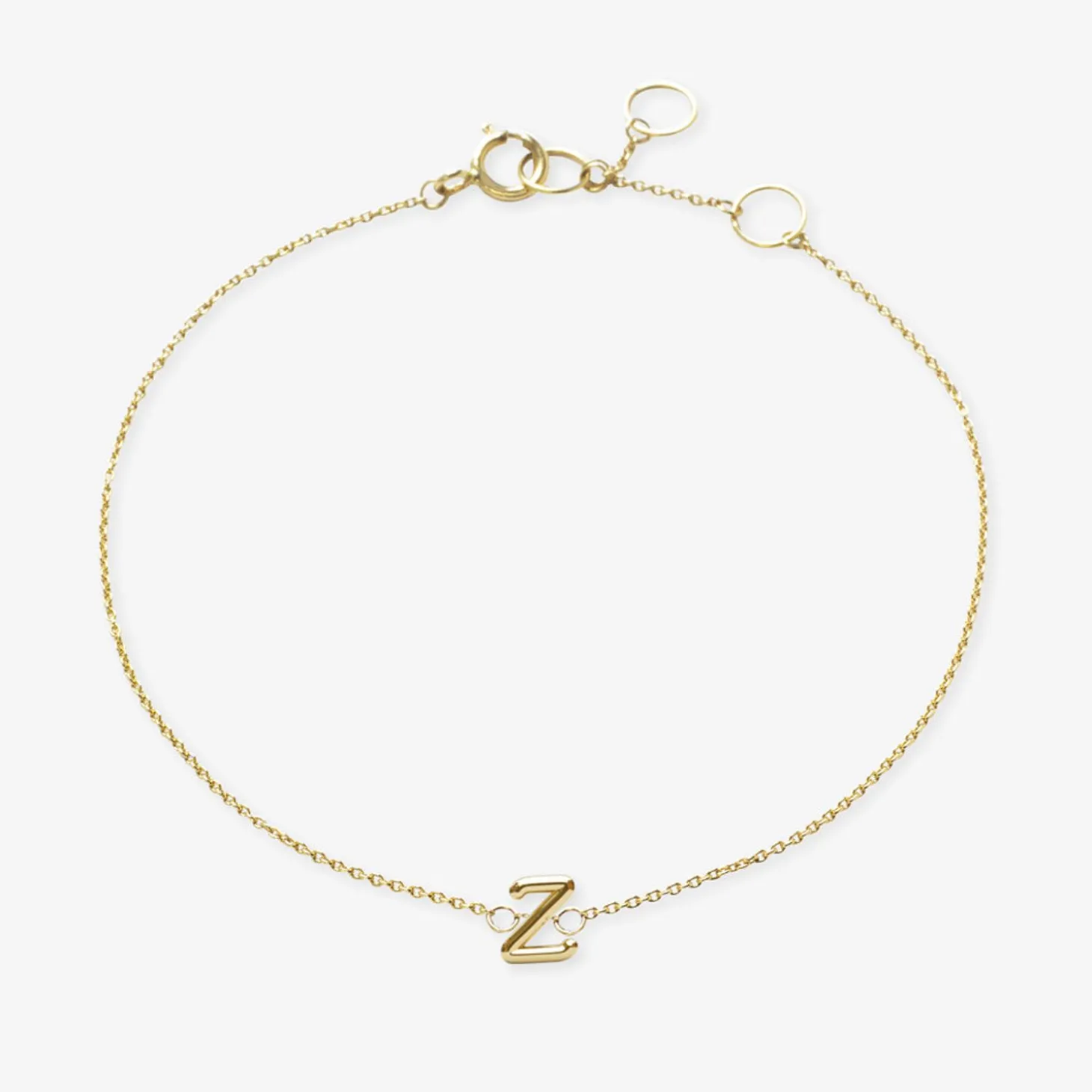 Love Letter - 18Ct Gold, Initial Chain Bracelet^The Alkemistry Best Sale
