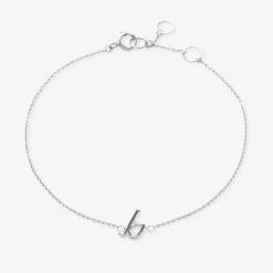 Love Letter - 18Ct Gold, Initial Chain Bracelet^The Alkemistry Best
