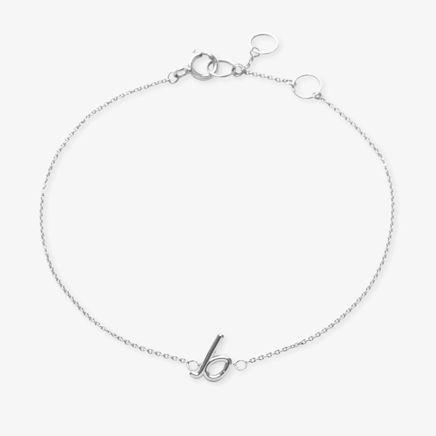 Love Letter - 18Ct Gold, Initial Chain Bracelet^The Alkemistry Best