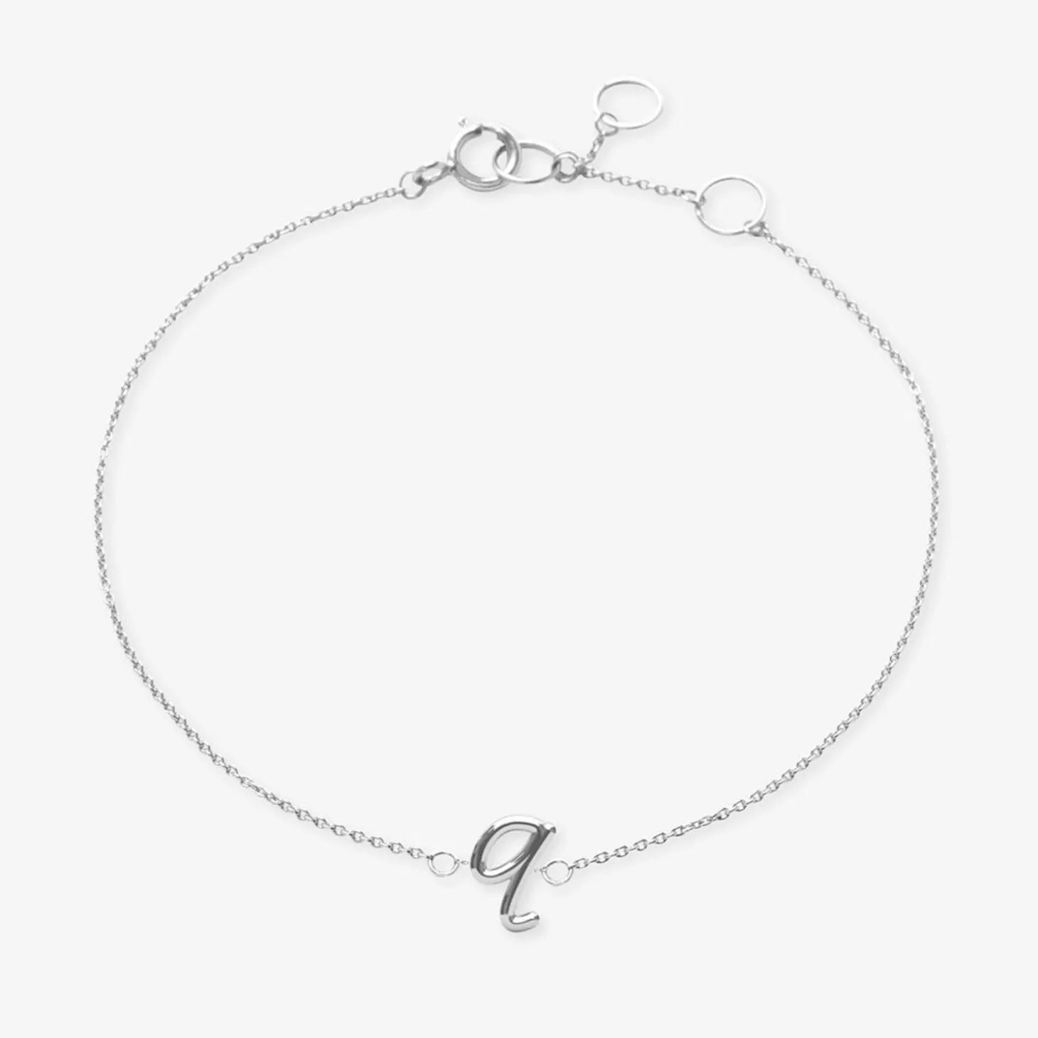 Love Letter - 18Ct Gold, Initial Chain Bracelet^The Alkemistry Best