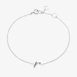 Love Letter - 18Ct Gold, Initial Chain Bracelet^The Alkemistry Best