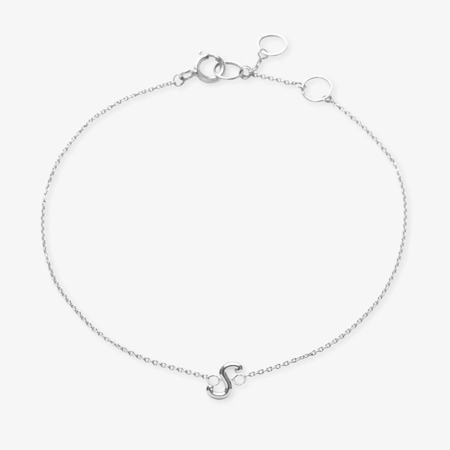 Love Letter - 18Ct Gold, Initial Chain Bracelet^The Alkemistry Best