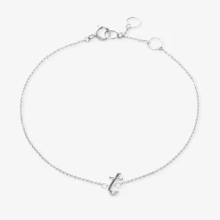 Love Letter - 18Ct Gold, Initial Chain Bracelet^The Alkemistry Best