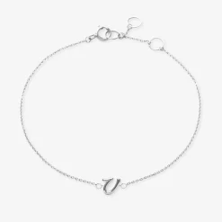 Love Letter - 18Ct Gold, Initial Chain Bracelet^The Alkemistry Best