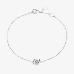 Love Letter - 18Ct Gold, Initial Chain Bracelet^The Alkemistry Best