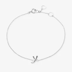 Love Letter - 18Ct Gold, Initial Chain Bracelet^The Alkemistry Best