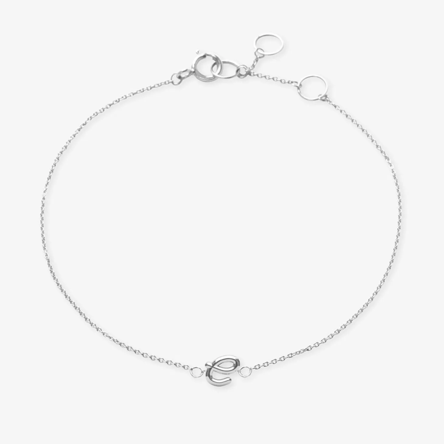 Love Letter - 18Ct Gold, Initial Chain Bracelet^The Alkemistry Best