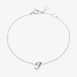 Love Letter - 18Ct Gold, Initial Chain Bracelet^The Alkemistry Best