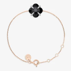 Morganne Bello 18Ct Rose Gold Victoria Black Onyx Claw Diamond Bracelet^The Alkemistry Best Sale